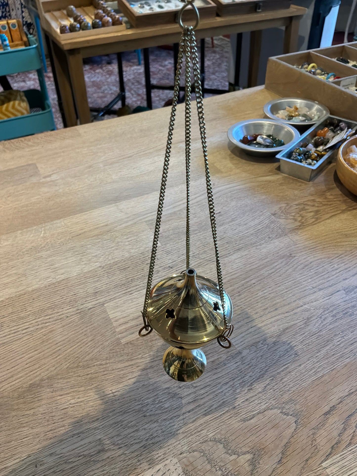 Hanging Brass Censer Burner