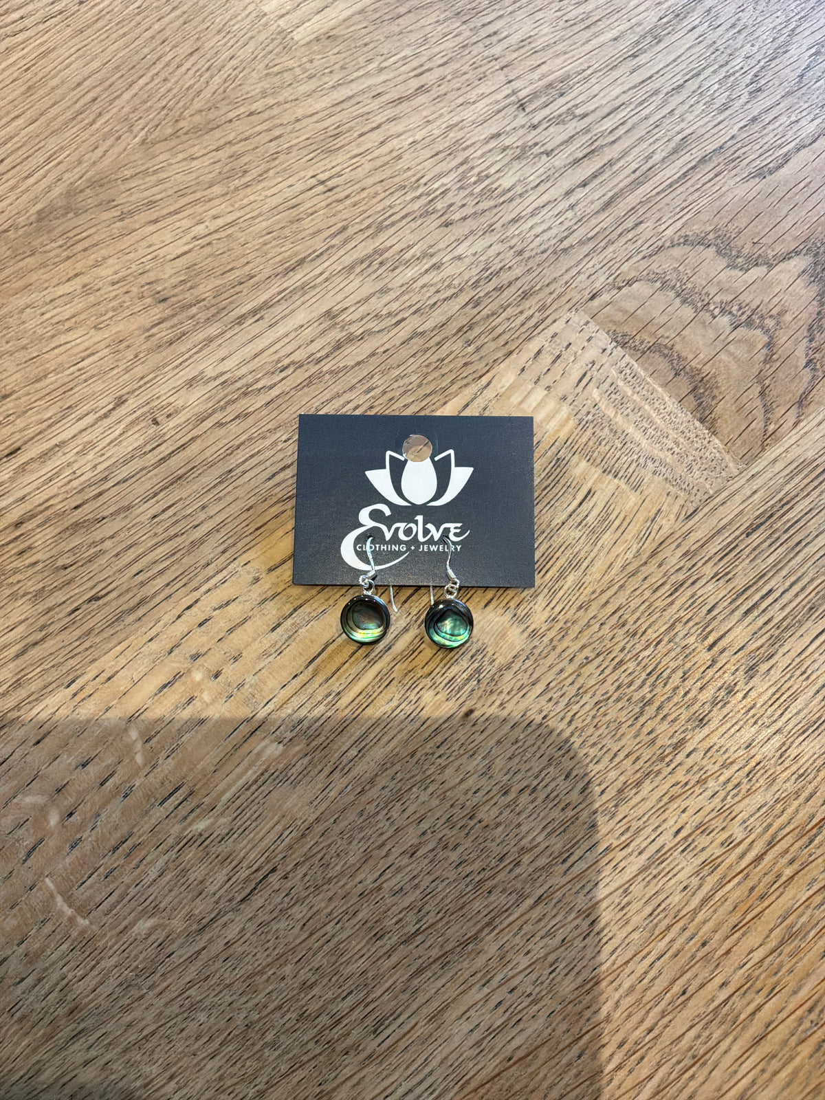 Medium Abalone Drop Earrings