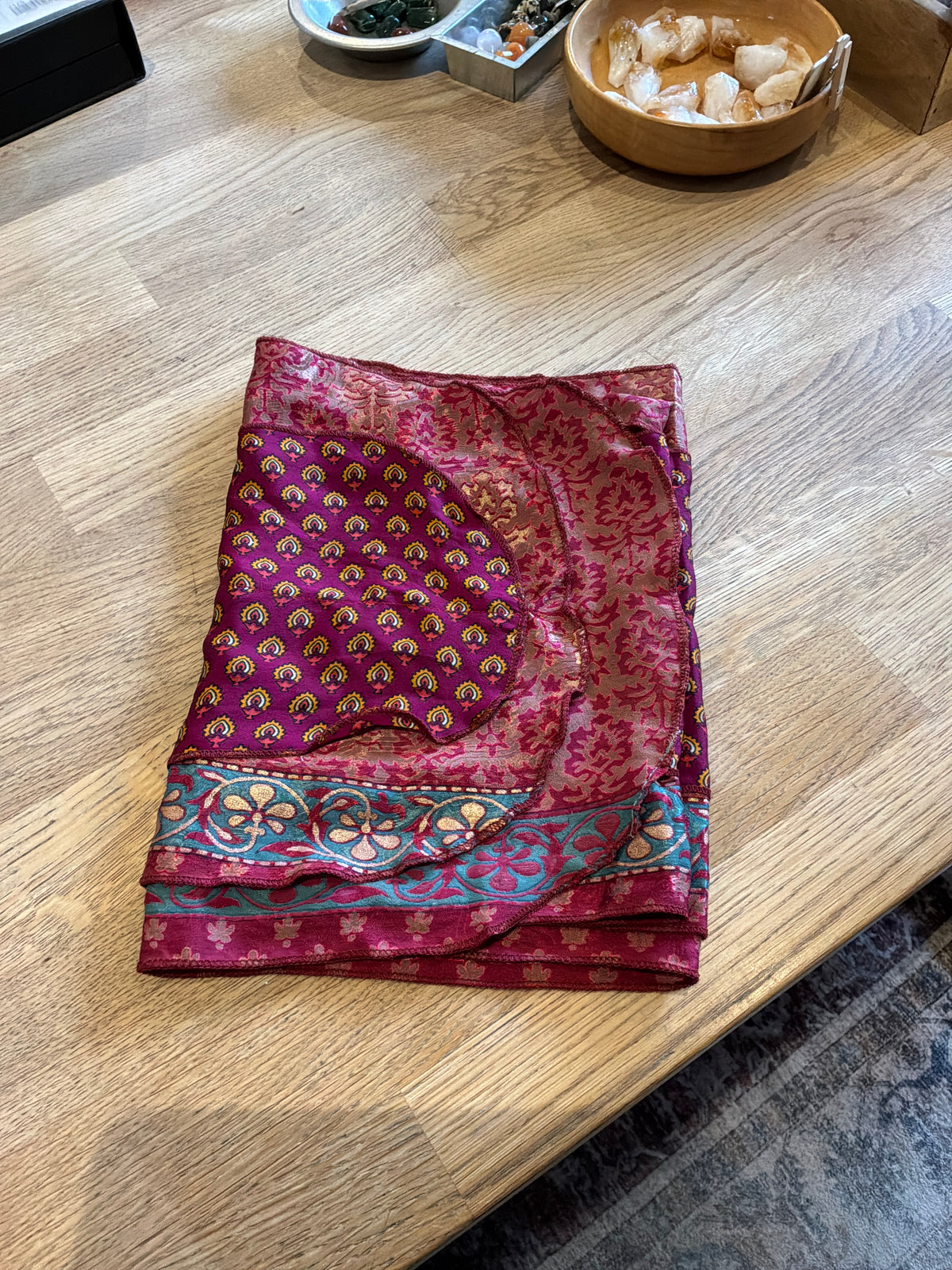 2 Panel Recycled Sari Scarf