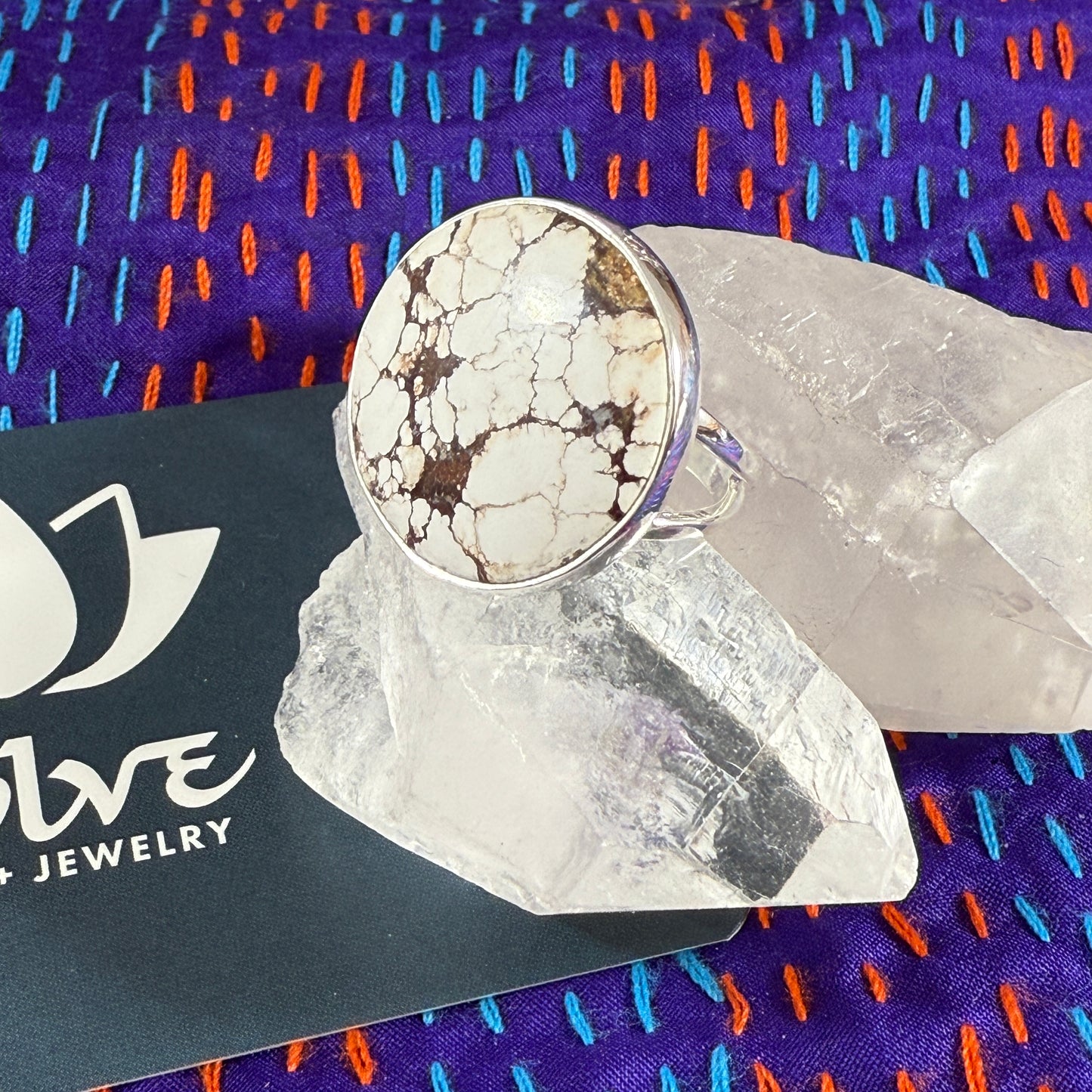 Wild Horse Jasper Sterling Ring