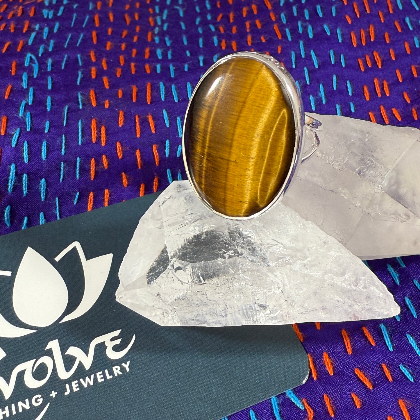 Tiger’s Eye & Sterling Rings