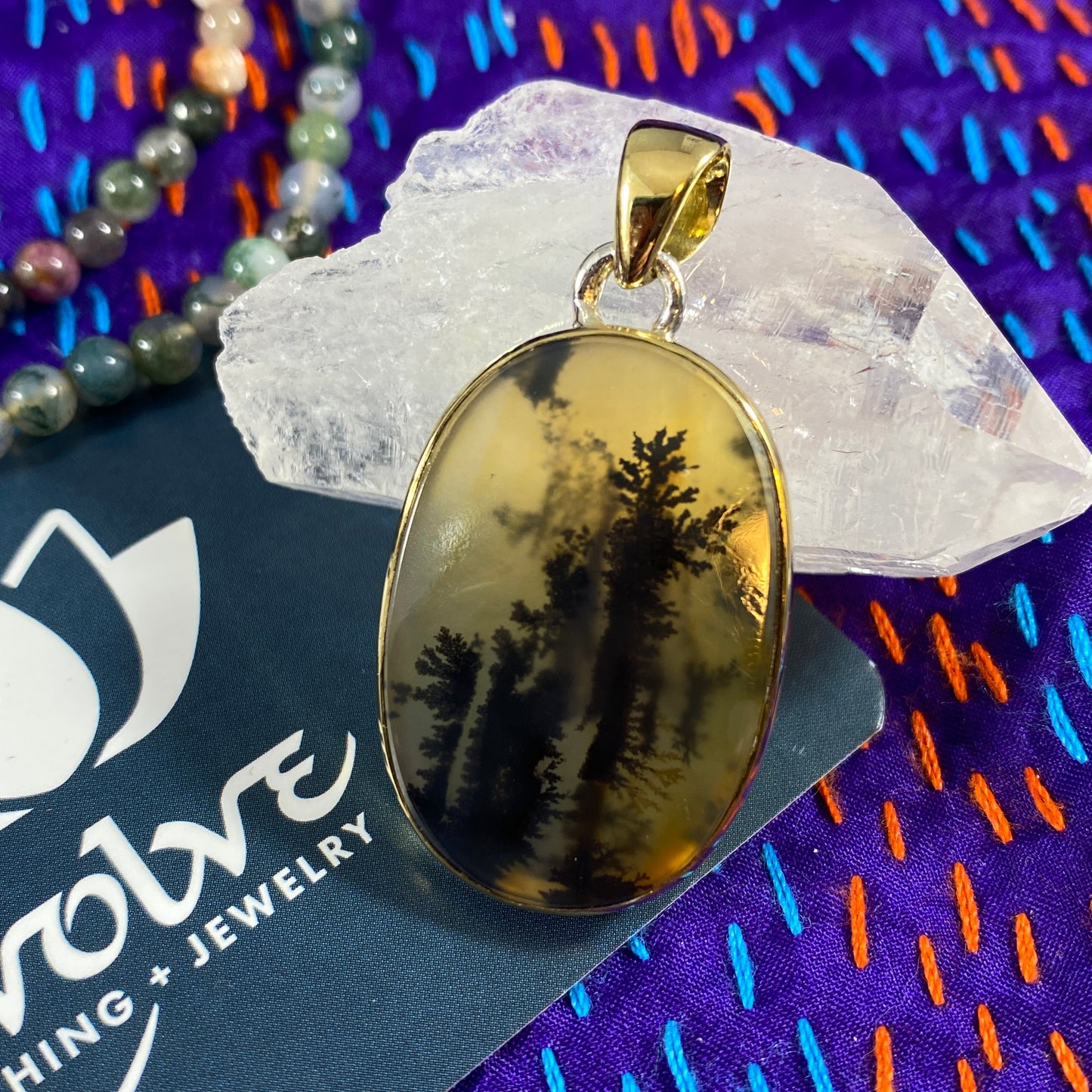 Dendrite Agate Pendant