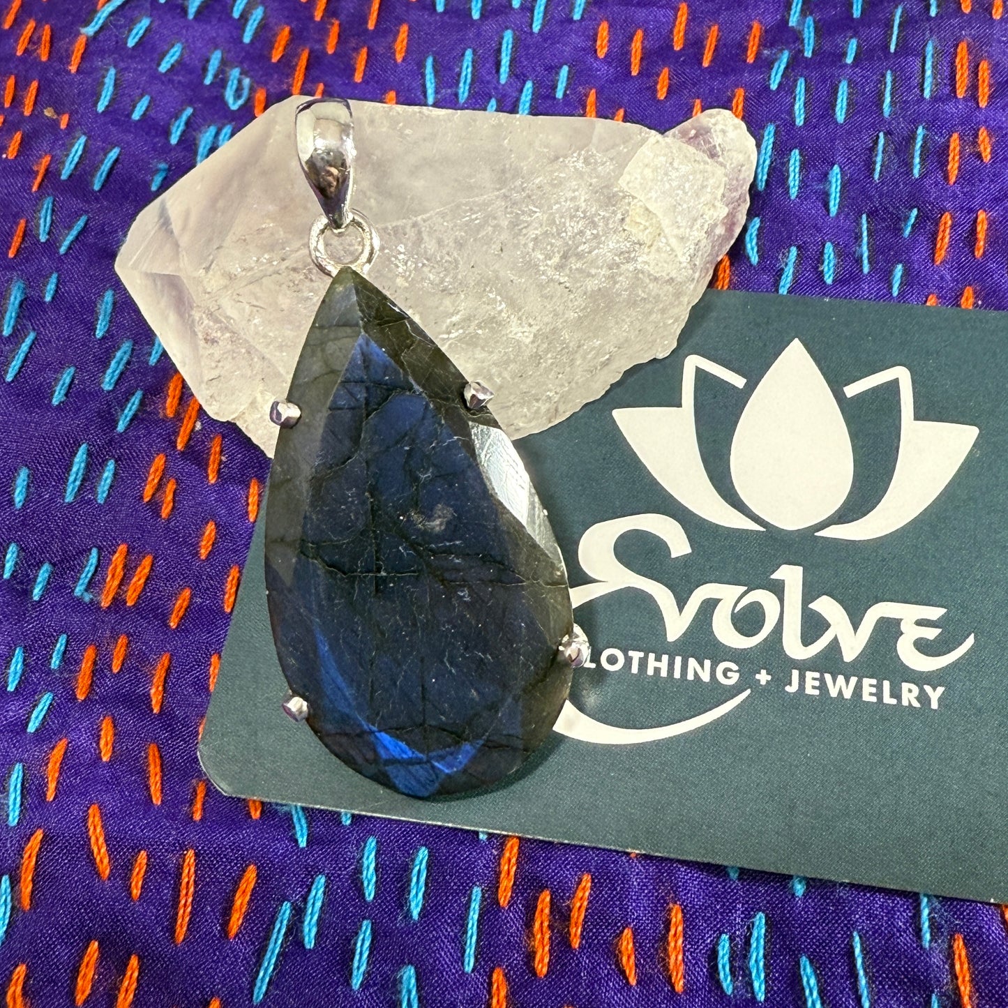 Labradorite Sterling Pendants