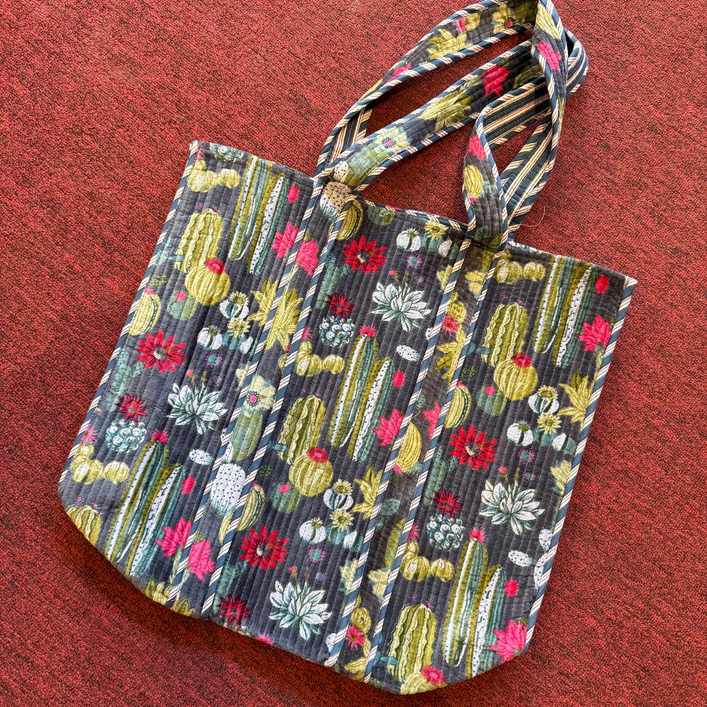 Velvet Quilted Bag