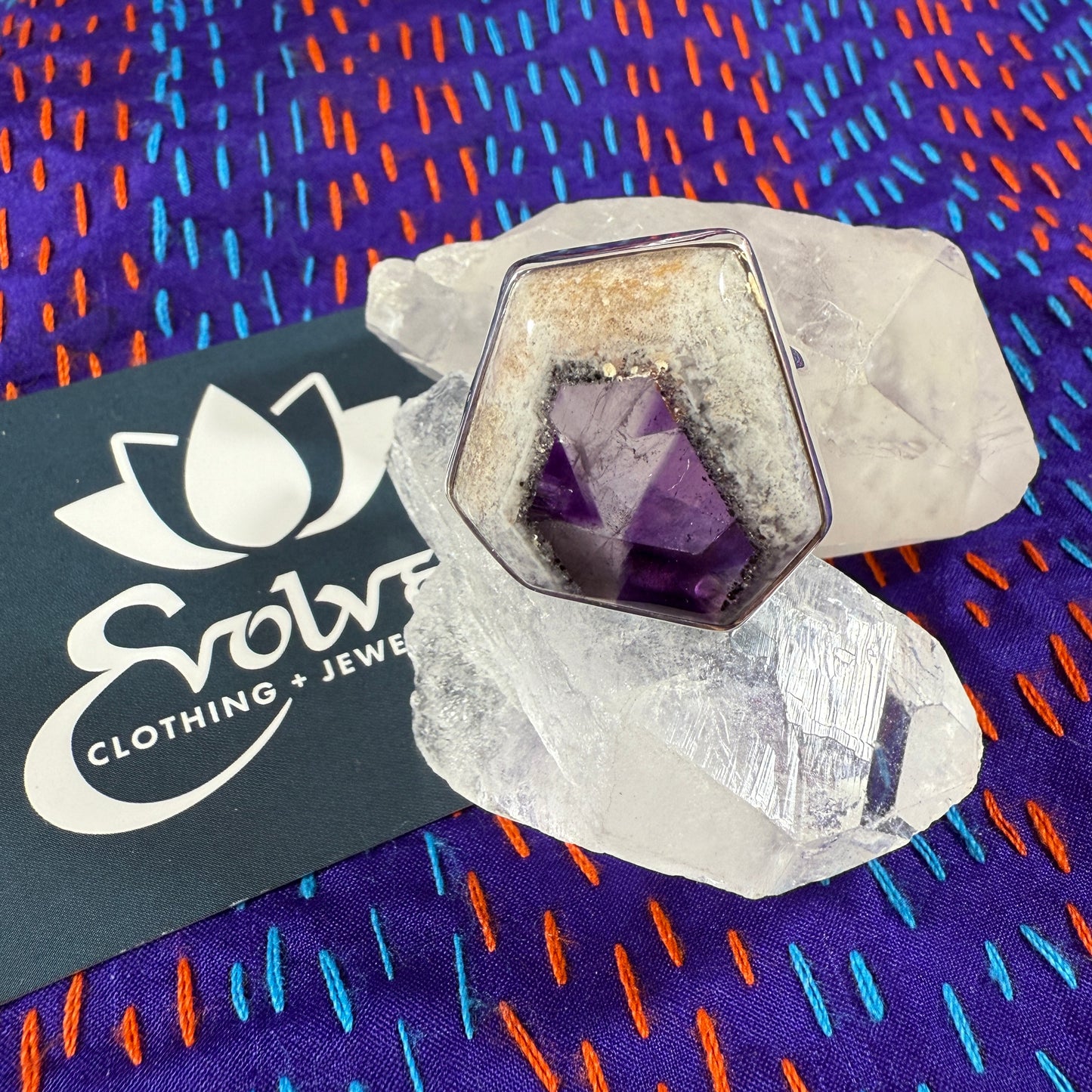 Star Amethyst Sterling Rings