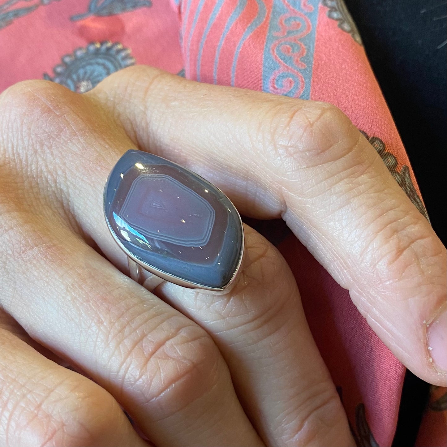 Botswana Agate & Sterling Rings