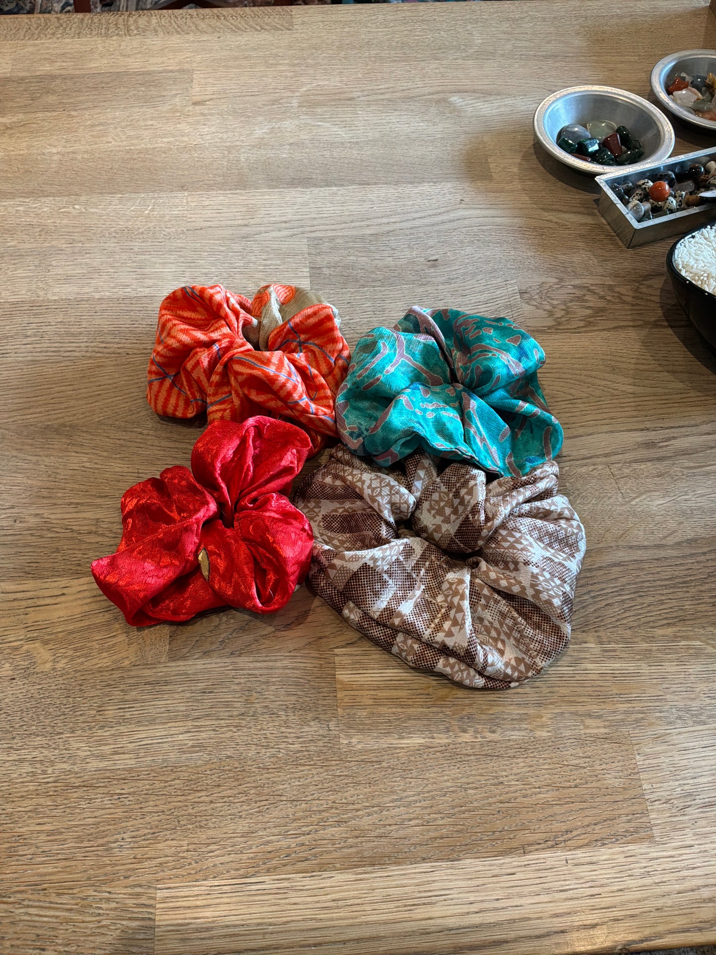 Upcycled Silk Scrunchie