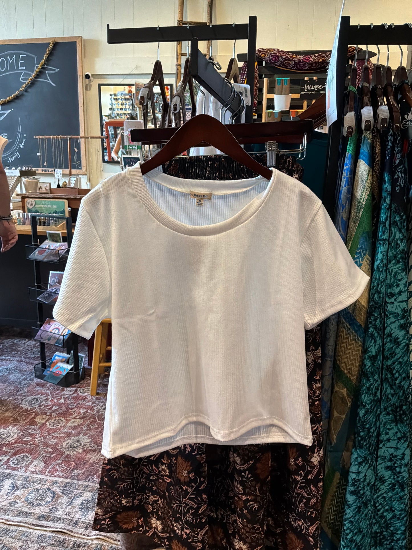 Ribbed Crop Tee
