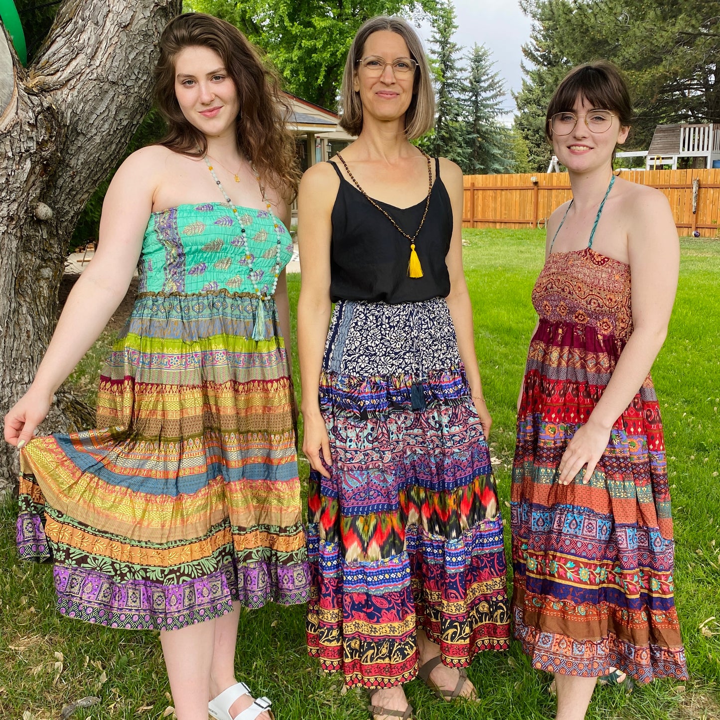 Recycled Sari Skirt - Dress