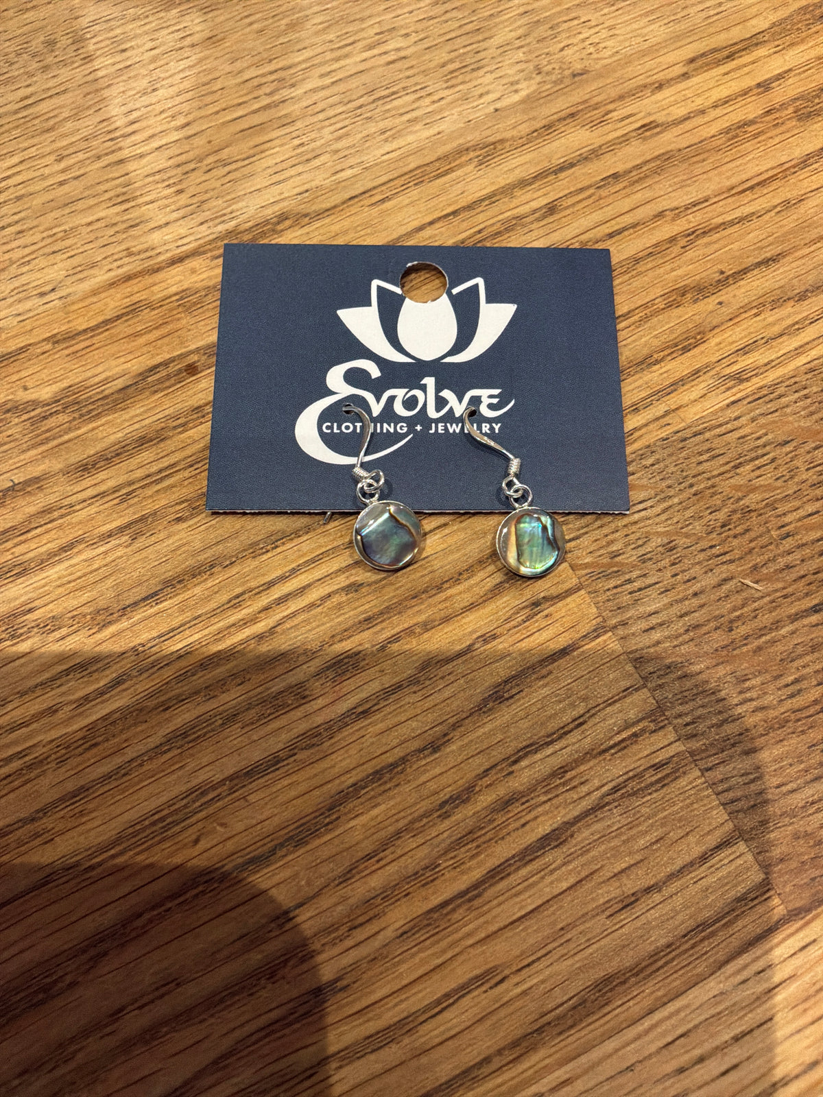 Small Abalone Drop Earrings