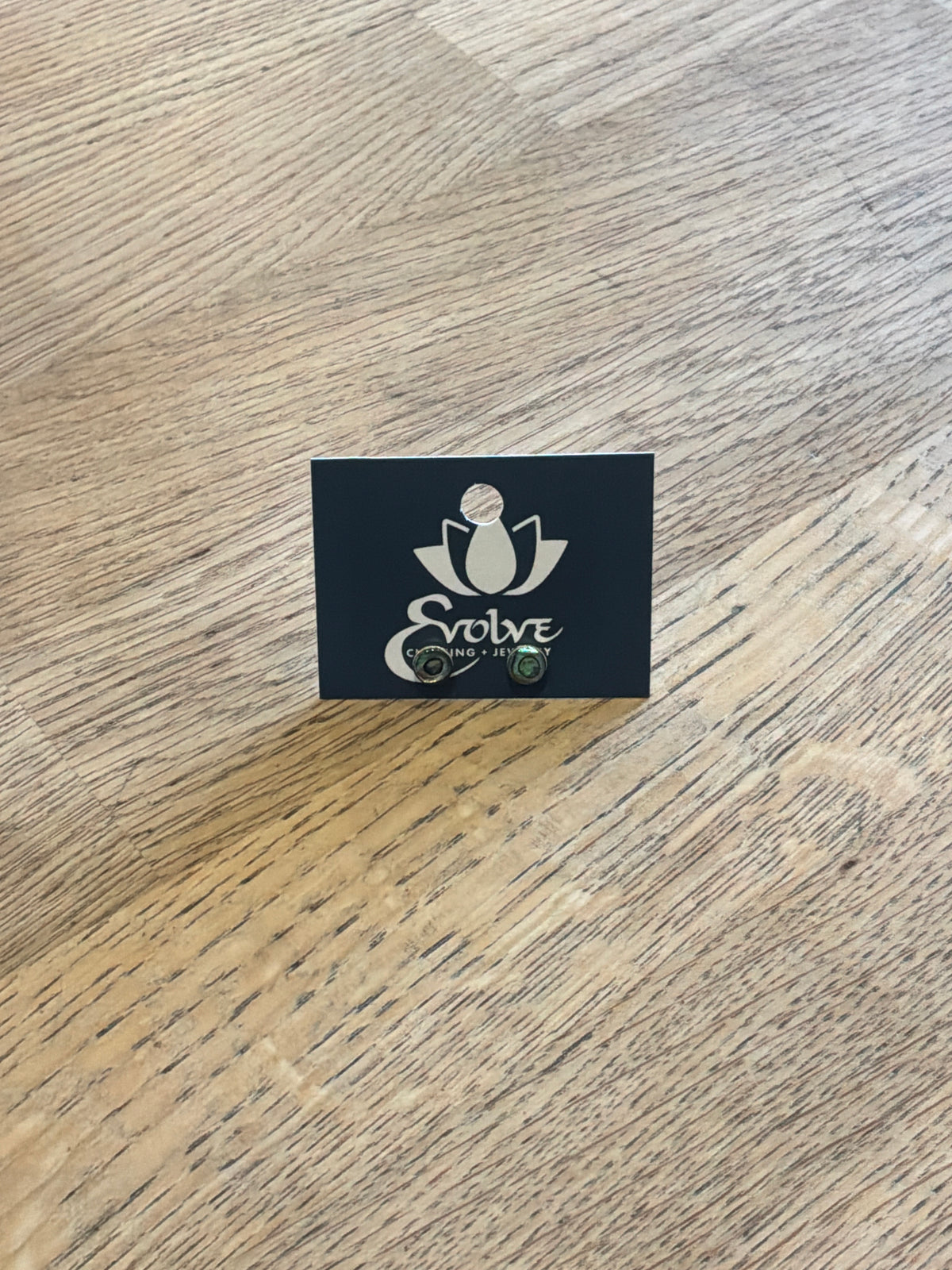 Small Abalone Silver Studs
