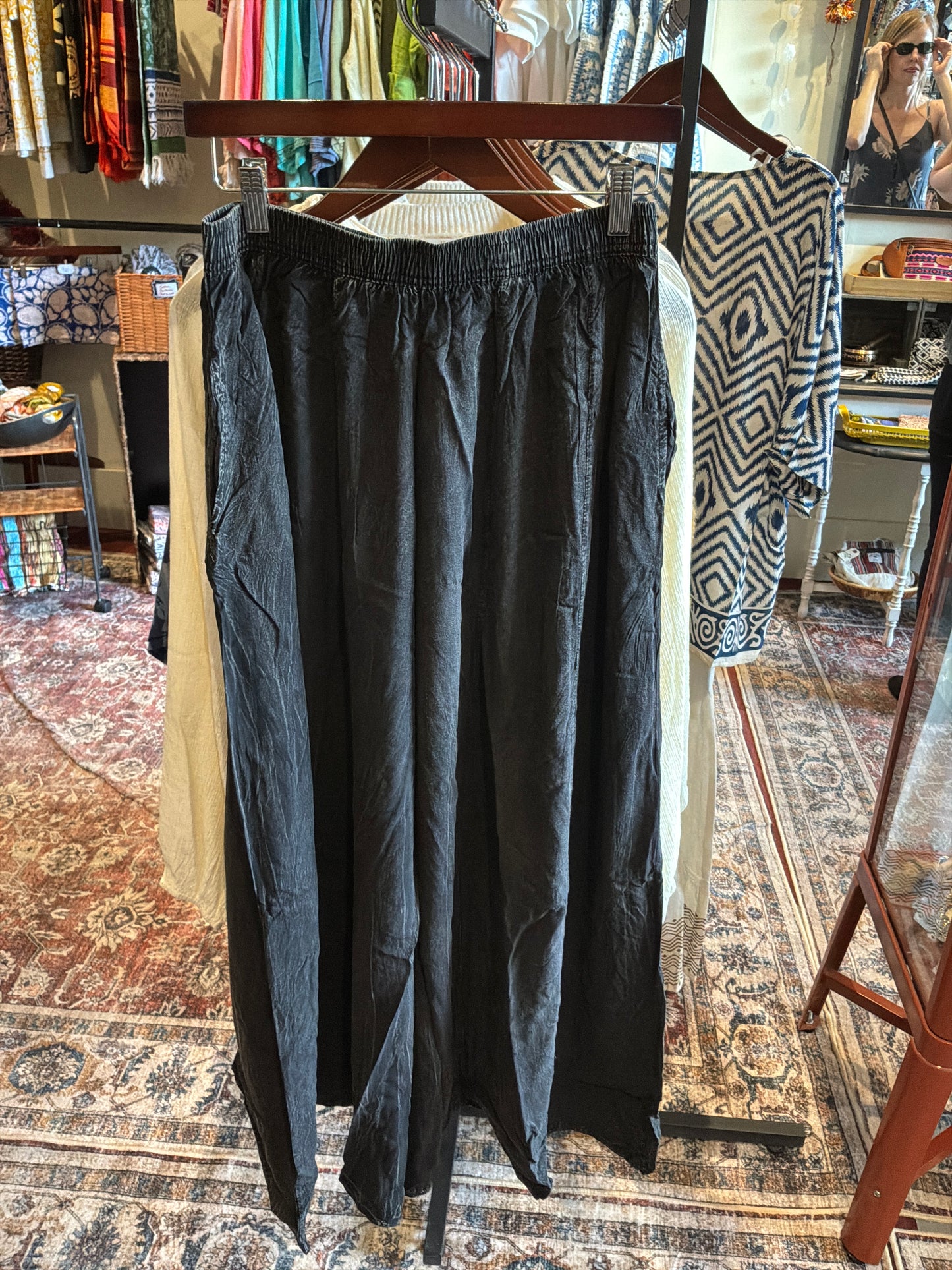 Palazzo Pants Vintage Wash