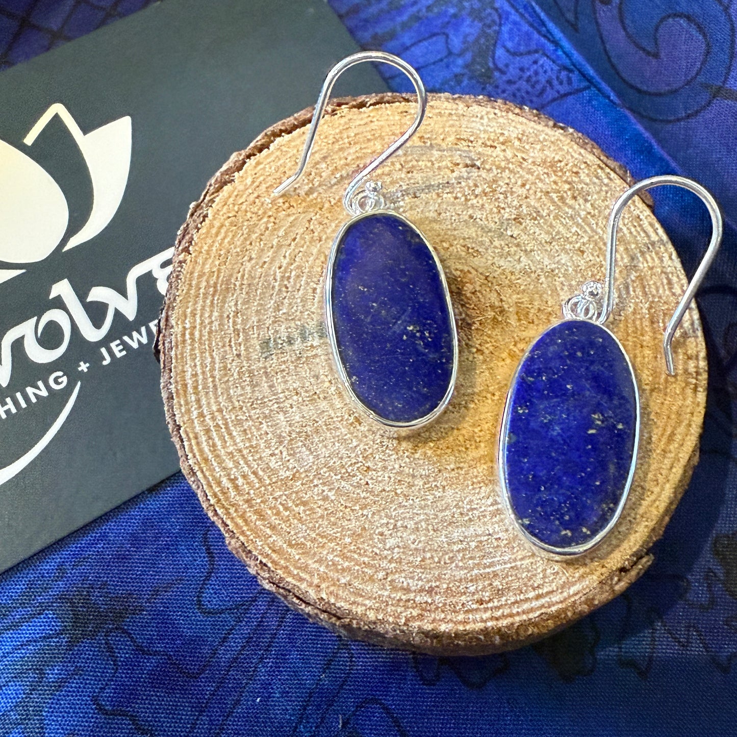 Lapis Lazuli Sterling Silver Earrings