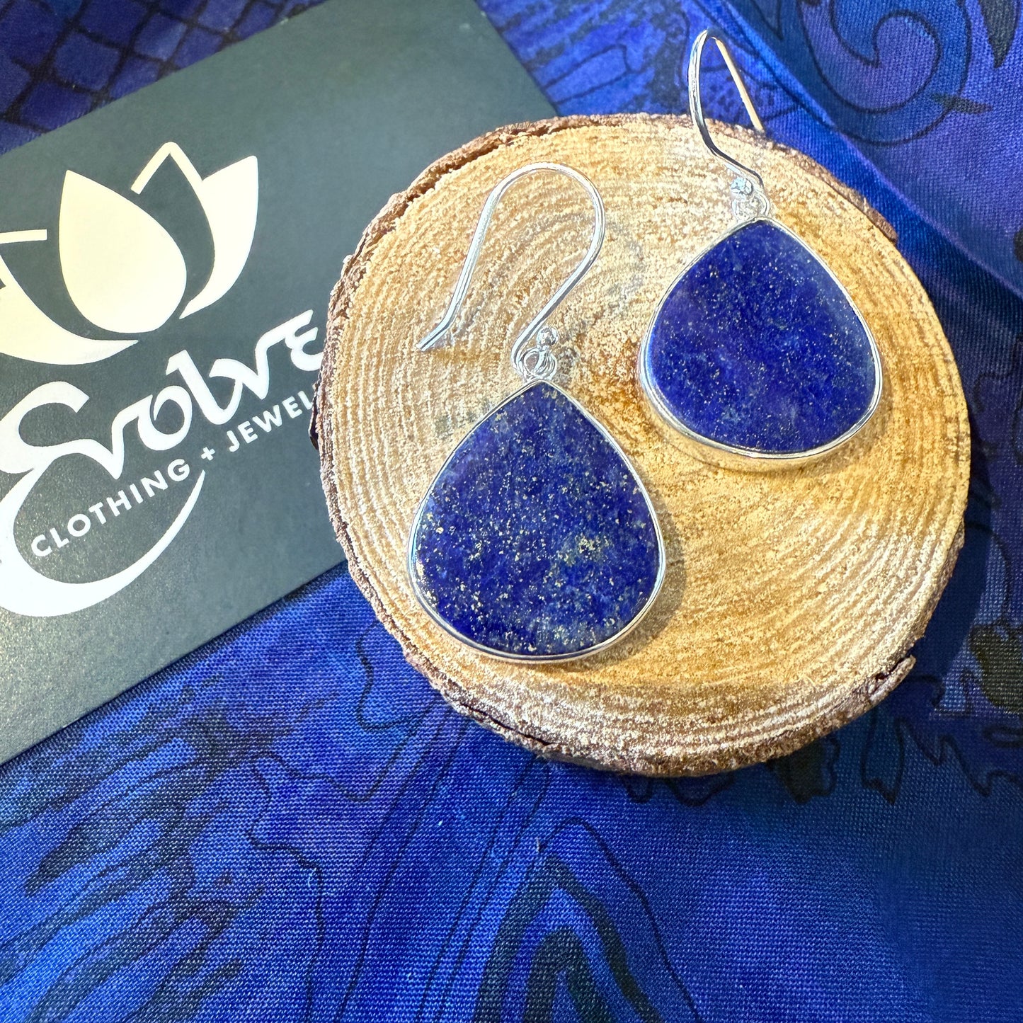 Lapis Lazuli Sterling Silver Earrings