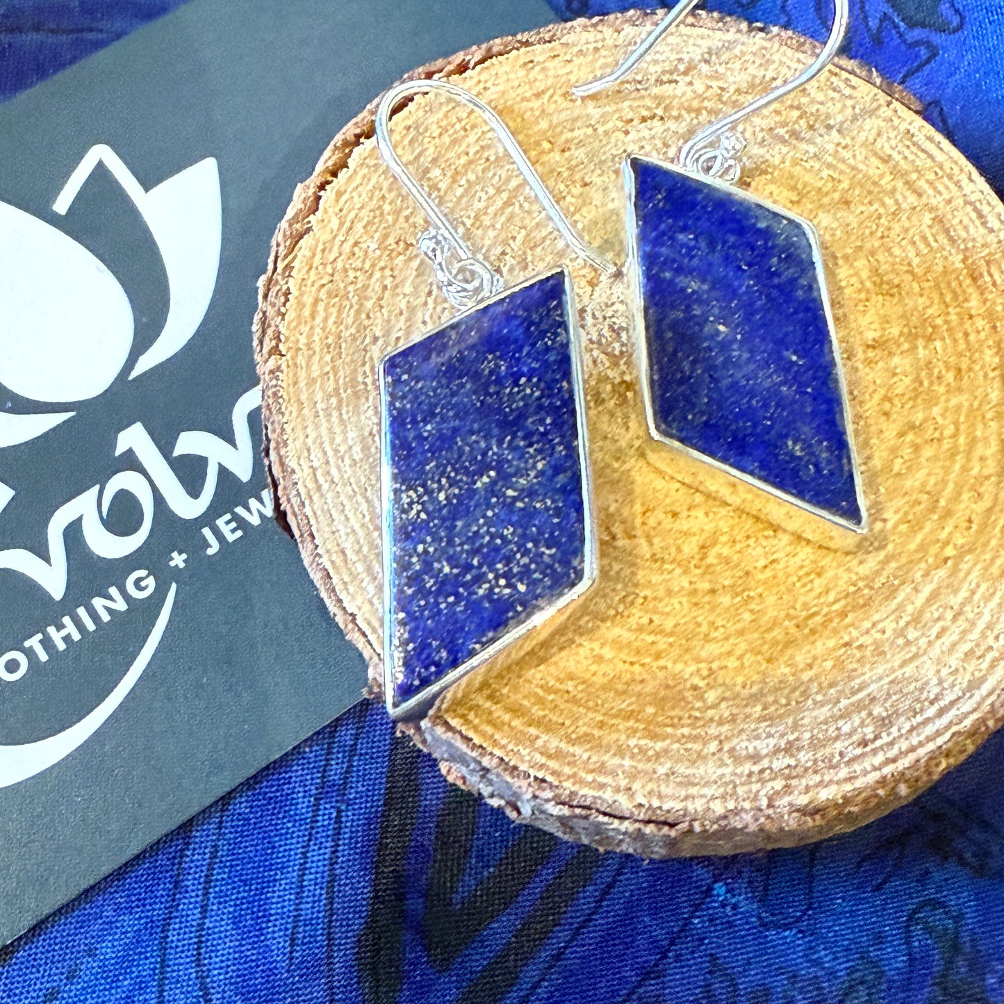 Lapis Lazuli Sterling Silver Earrings