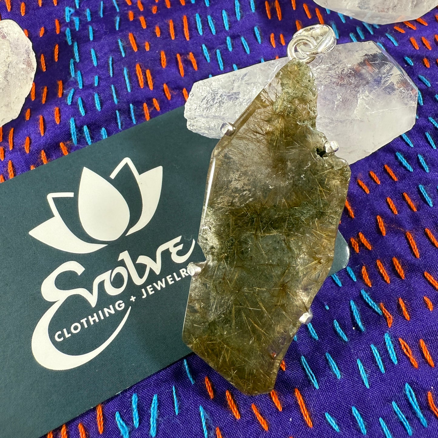 Lodalite Sterling Pendants