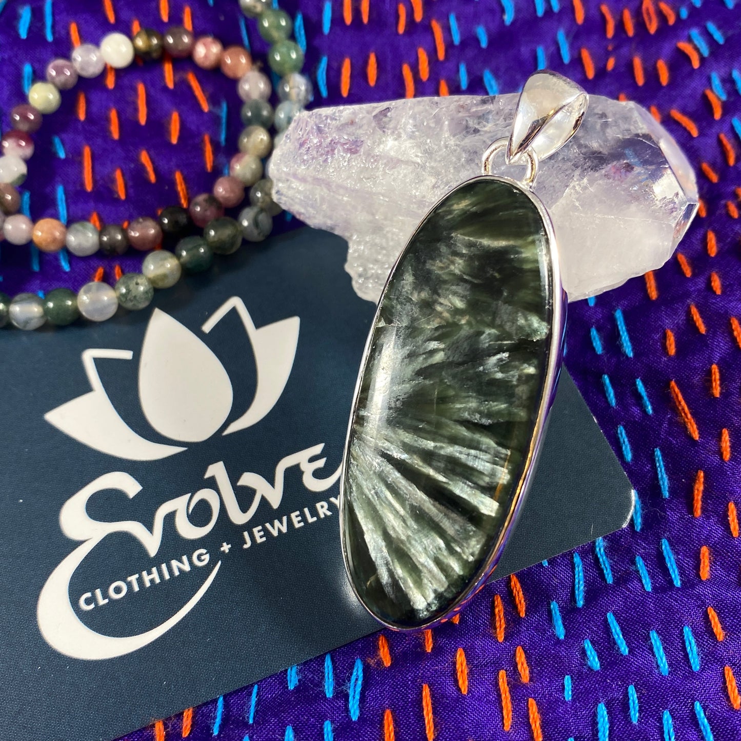 Seraphinite Pendants