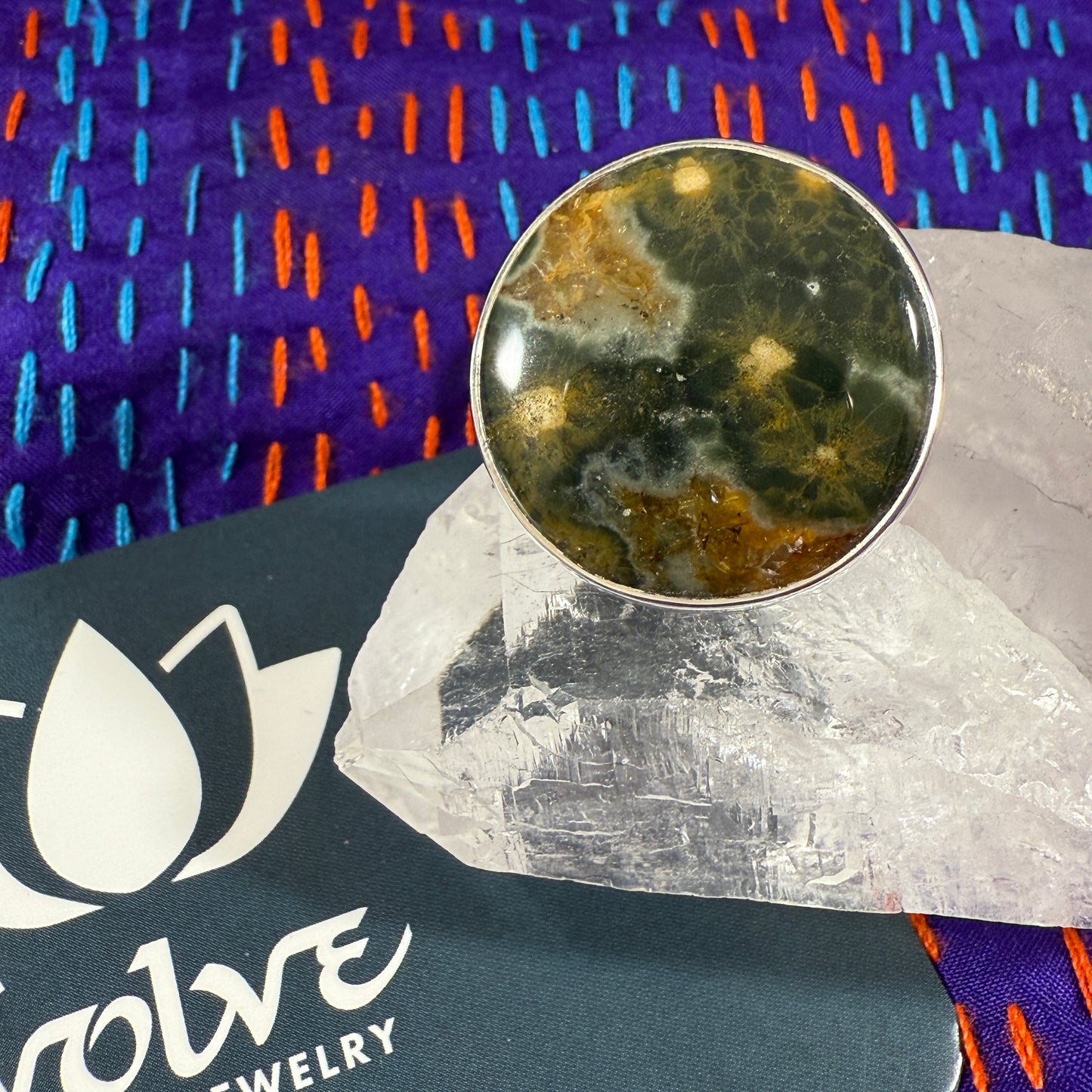 Ocean Jasper Sterling Ring