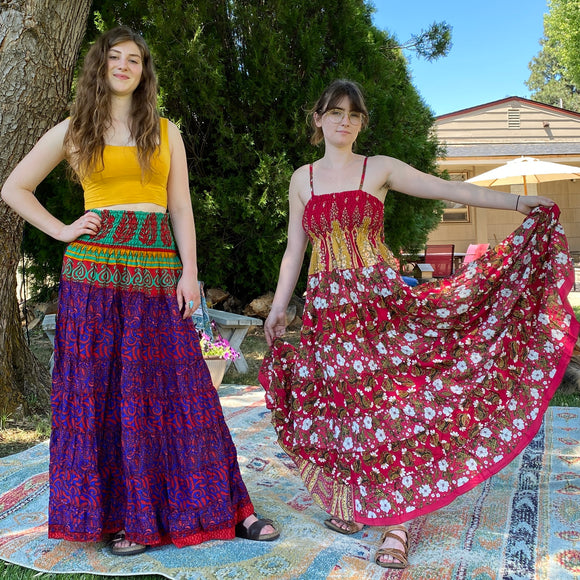 Recycled Sari Skirt - Dress
