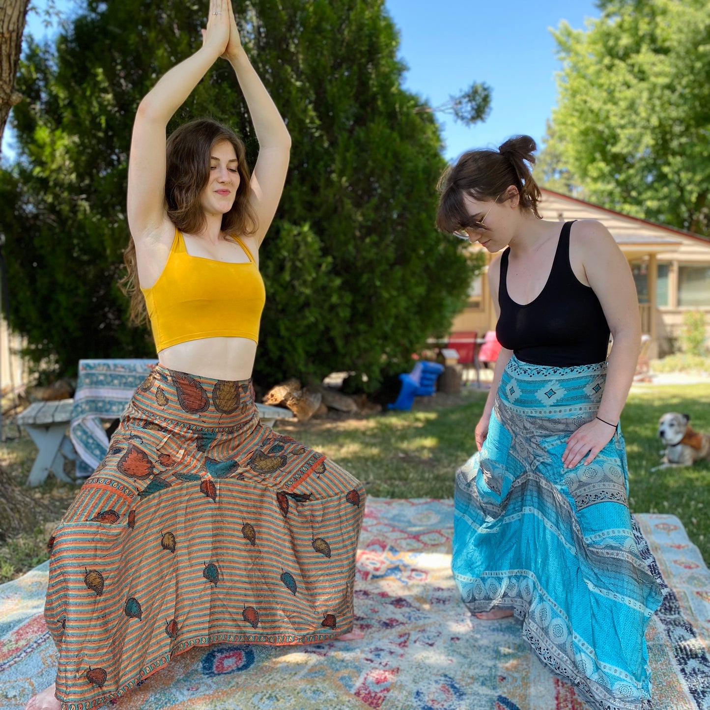 Recycled Sari Pocket Skirt