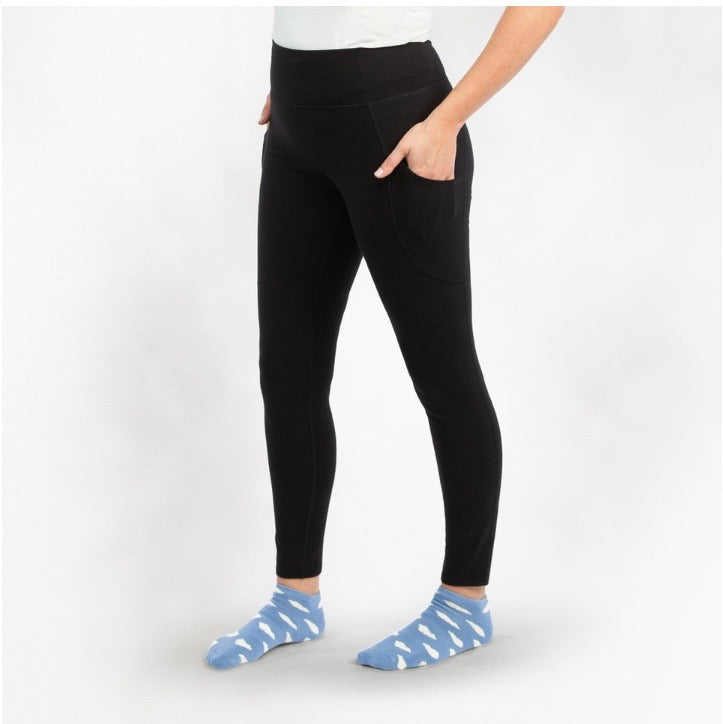 Organic Cotton Blackout Ankle Leggings