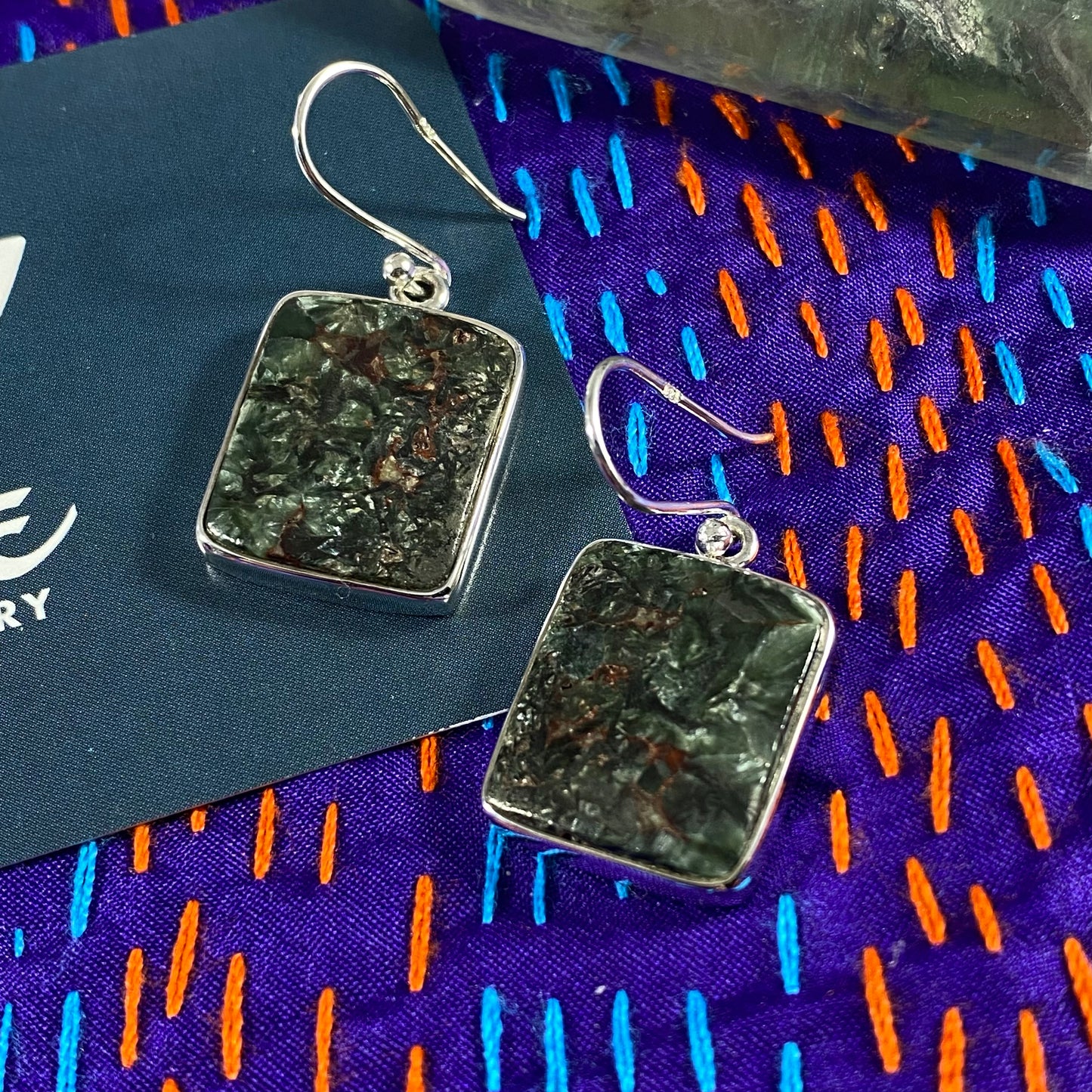 Seraphinite Earrings