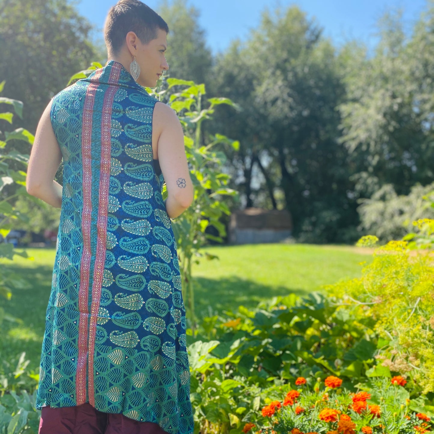 Recycled Sari Vest