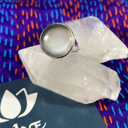 Grey Moonstone Rings