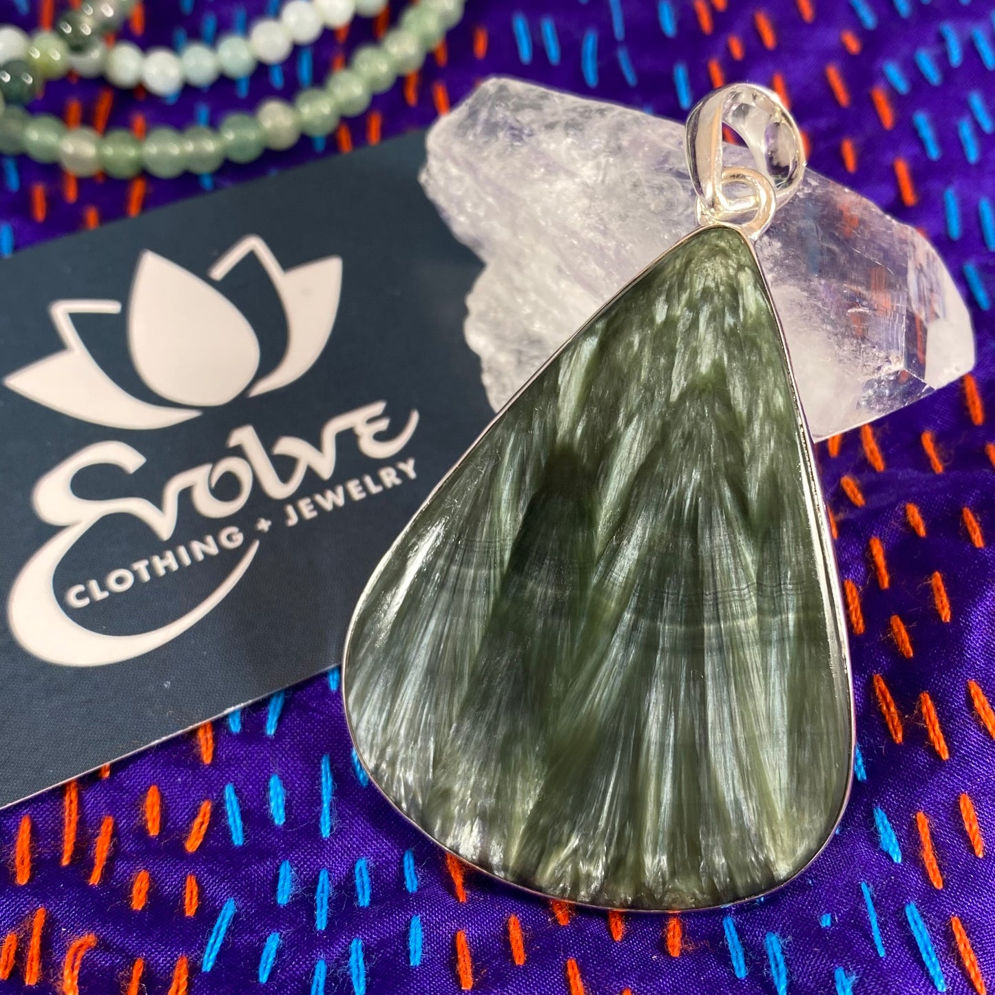 Seraphinite Pendants