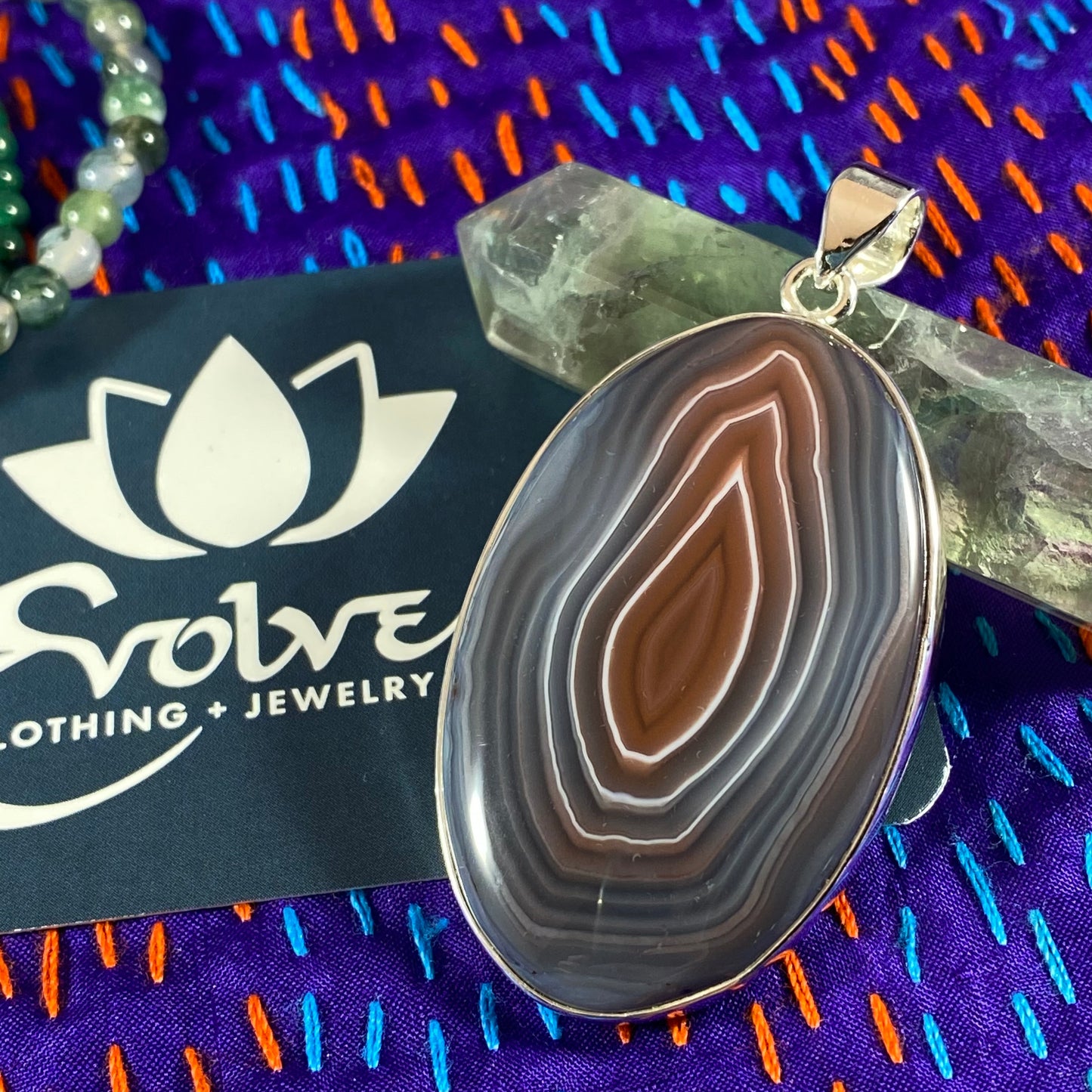 Red Botswana Agate Pendants