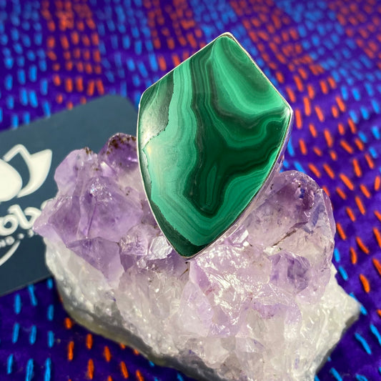 Malachite & Sterling Silver Rings