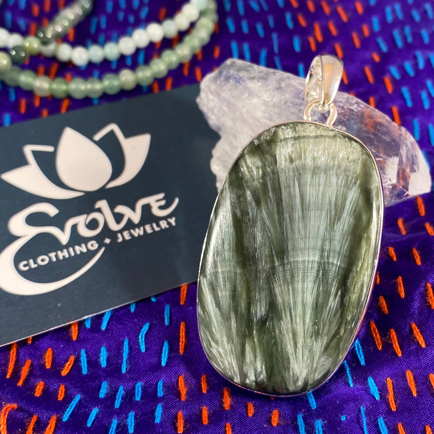 Seraphinite Pendants