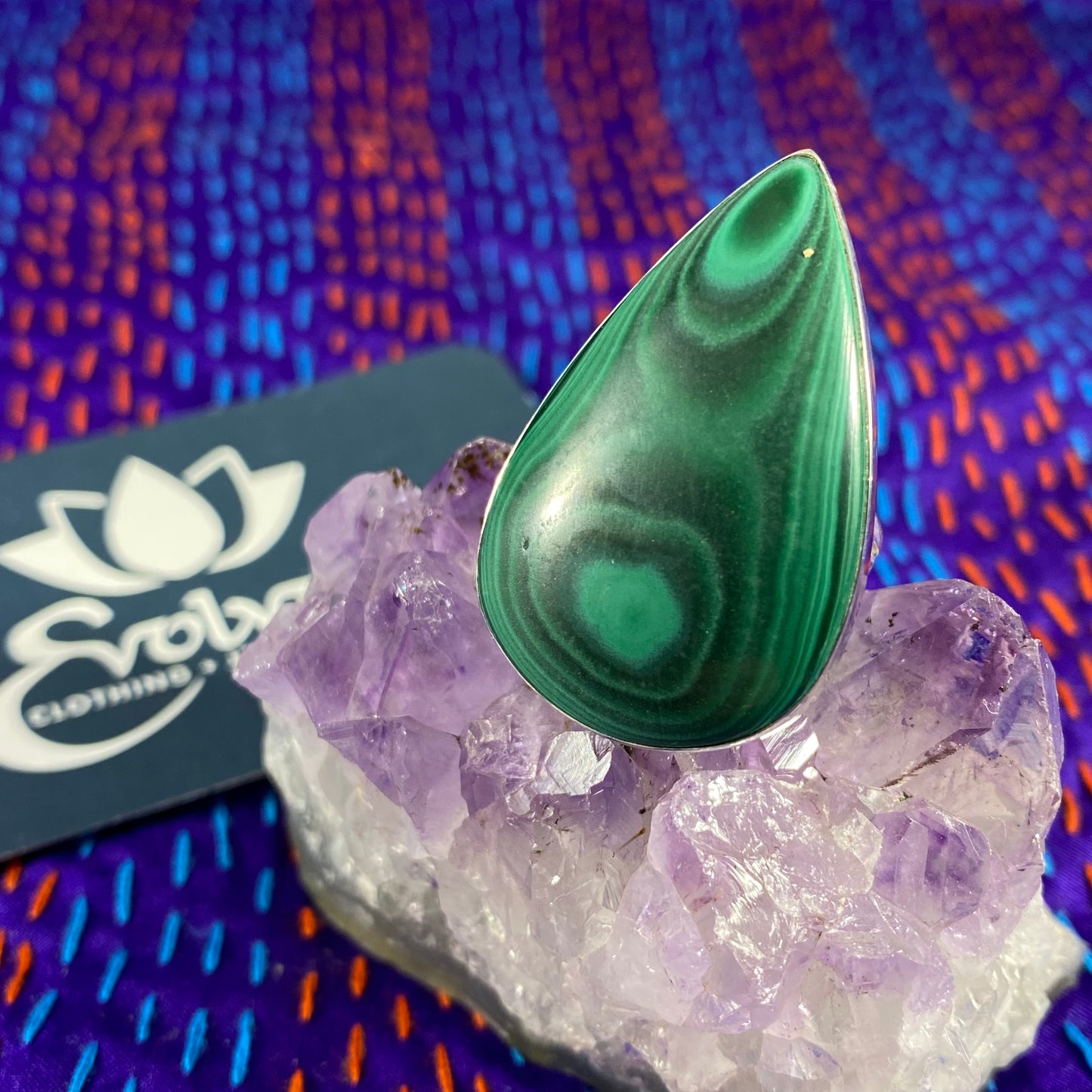 Malachite & Sterling Silver Rings