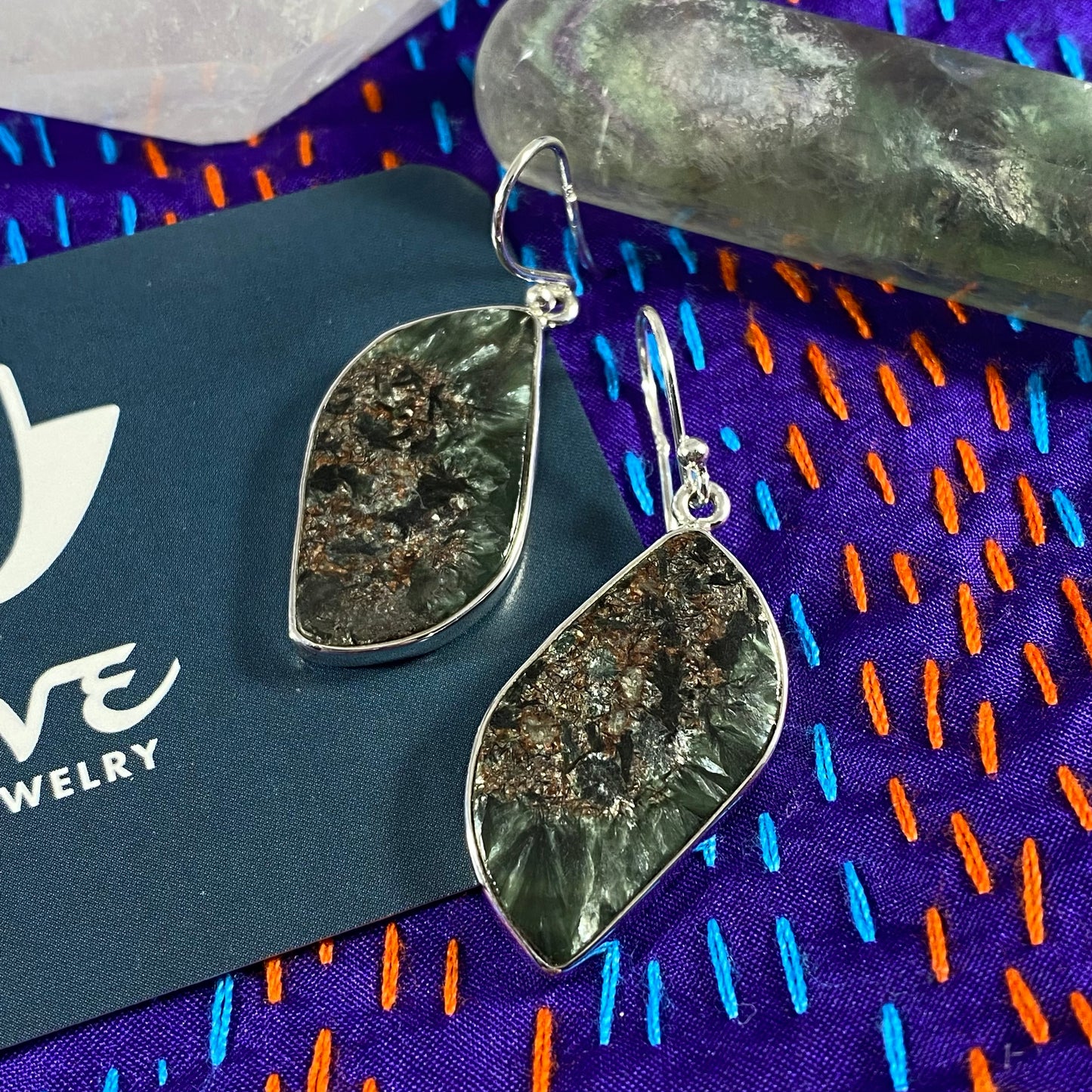 Seraphinite Earrings